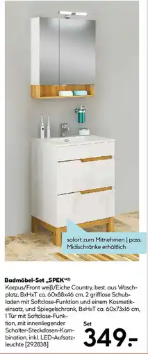 Hellweg Badmöbel-Set SPEK Angebot