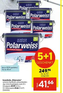 Hellweg Innenfarbe Polarweiss Angebot
