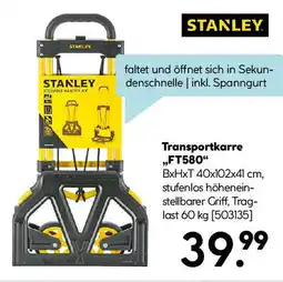Hellweg Stanley Klappbare Transportkarre FT580 Angebot