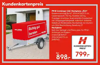 Hellweg PKW-Anhänger-Set EU2 13-polig Angebot