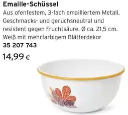 Tchibo Eduscho Emaille-Schüssel Angebot