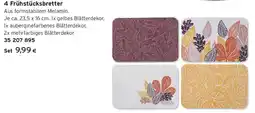 Tchibo Eduscho 4 Frühstücksbretter Angebot
