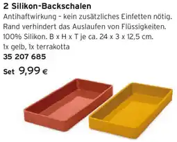 Tchibo Eduscho 2 Silikon-Backschalen Angebot