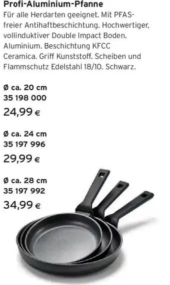 Tchibo Eduscho Profi-Aluminium-Pfanne Angebot