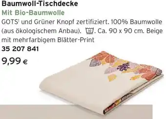 Tchibo Eduscho Baumwoll-Tischdecke Angebot