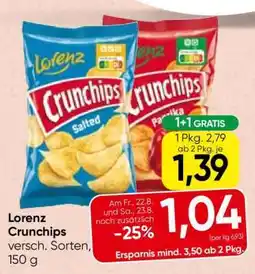 Spar Lorenz Crunchips Angebot