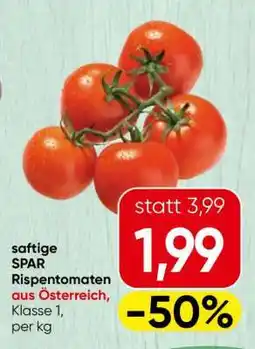 Spar Saftige SPAR Rispentomaten Angebot