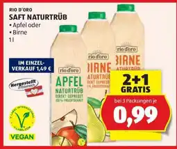 Hofer RIO D'ORO SAFT NATURTRÜB Angebot