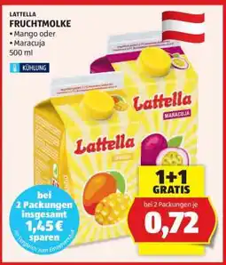 Hofer Lattella Fruchtmolke Angebot
