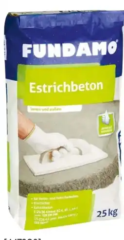 Hellweg Fundamo Estrich-Beton Angebot