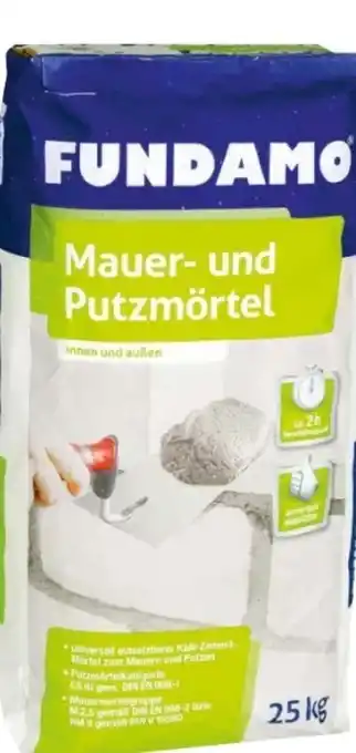 Hellweg Fundamo Mauer-Putzmörtel Angebot