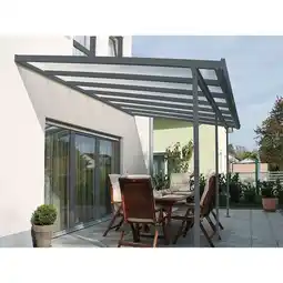 Hellweg Terrassenüberdachung „Standard“, 500x300 cm anthrazit 248801 HELLWEG Angebot