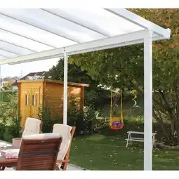 Hellweg Terrassenüberdachung „Standard“, 500x300 cm weiß 248795 HELLWEG Angebot