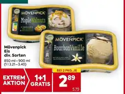 Billa Mövenpick Eis div. Sorten Angebot
