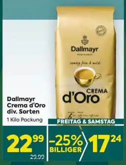 Billa Dallmayr Crema d’Oro div. Sorten Angebot