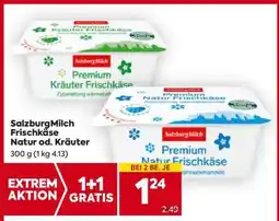 Billa Salzburgmilch Frischkäse Natur od. Kräuter Angebot