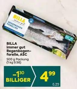 Billa BILLA immer gut Regenbogenforelle ASC Angebot