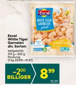 Billa Escal White Tiger Garnelen div. Sorten Angebot