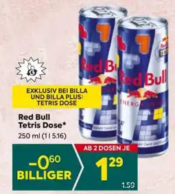 Billa Red Bull Tetris Dose Angebot