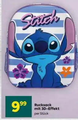Billa Rucksack mit 3D-Effekt Angebot