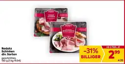 Billa Radatz Schinken div. Sorten Angebot