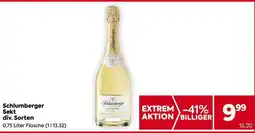 Billa Schlumberger Sekt div. Sorten Angebot