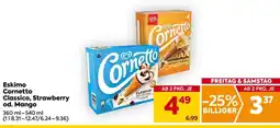 Billa Eskimo Cornetto Classico, Strawberry od. Mango Angebot