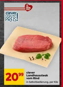 Billa clever Landhaussteak vom Rind Angebot