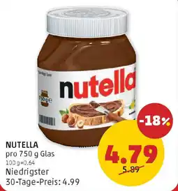 PENNY Nutella Angebot