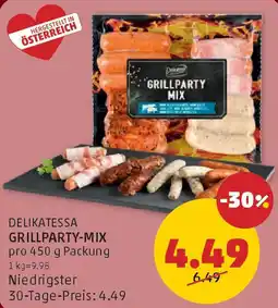 PENNY Delikatessa grillparty mix Angebot