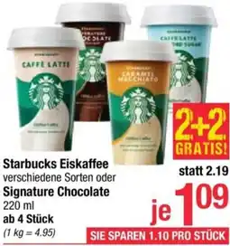 Maximarkt Starbucks Eiskaffee Angebot