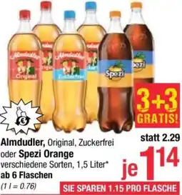 Maximarkt Almdudler oder Spezi Orange Angebot