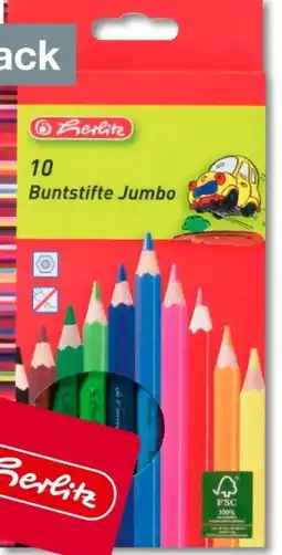 Woolworth Herlitz Buntstifte Jumbo Angebot