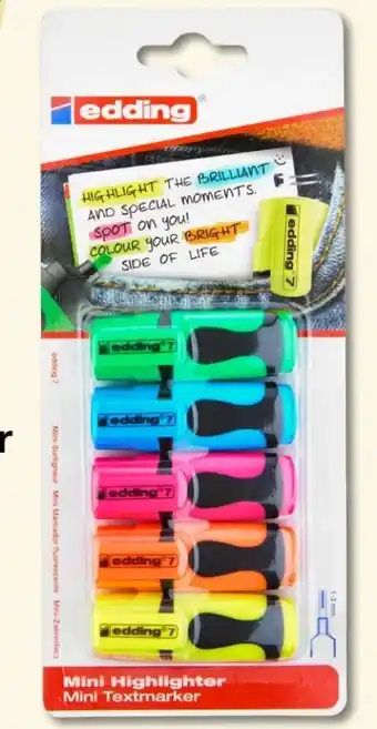 Woolworth Edding Mini-Textmarker Angebot