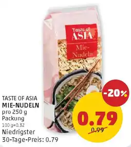 PENNY Taste of asia mie nudeln Angebot