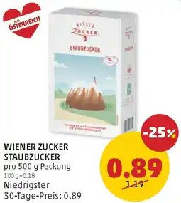 PENNY Wiener zucker staubzucker Angebot