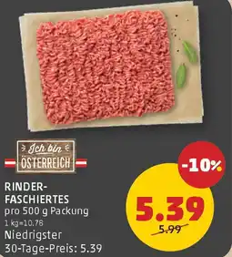PENNY RINDER FASCHIERTES Angebot