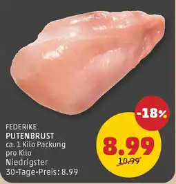 PENNY Federike putenbrust Angebot