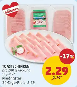 PENNY Toastschinken Angebot