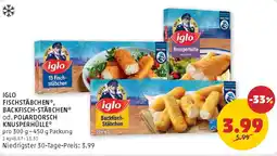 PENNY Iglo fischstäbchen, backfisch-stäbche od. polardorsch knusperhülle Angebot