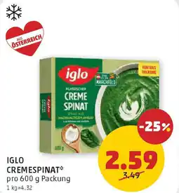 PENNY Iglo cremespinat Angebot