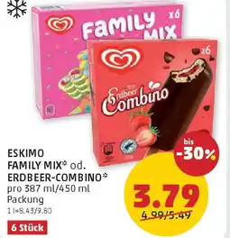 PENNY Eskimo family mix od. erdbeer combino Angebot