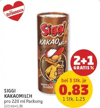 PENNY Siggi kakaomilch Angebot