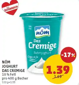 PENNY Nöm joghurt das cremige Angebot