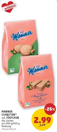 PENNY Manner schnitten od. törtchen Angebot