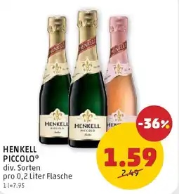 PENNY Henkell piccolo Angebot