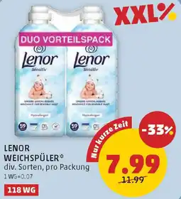 PENNY Lenor weichspüler Angebot