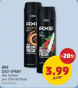 PENNY Axe deo spray Angebot