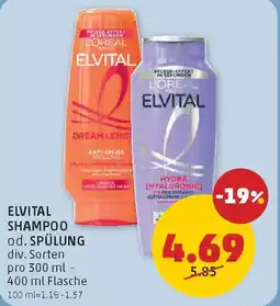 PENNY Elvital shampoo od. spülung Angebot