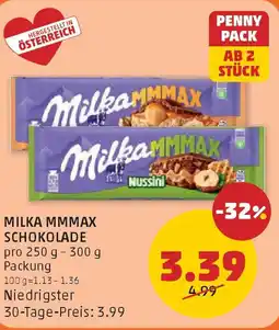 PENNY Milka mmmax schokolade Angebot
